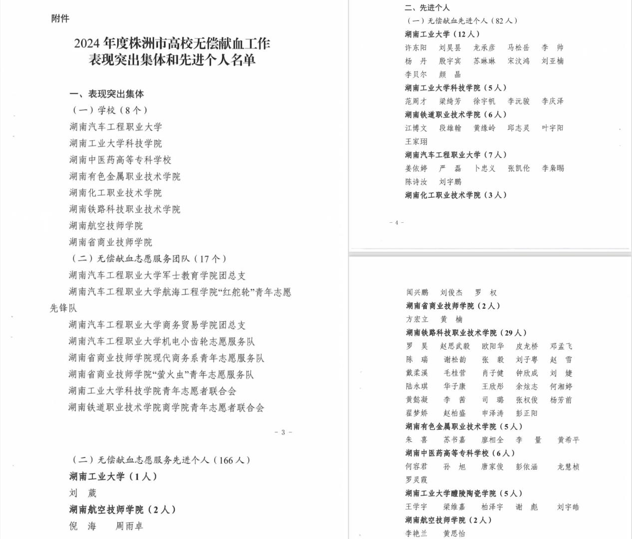 喜报：学院无偿献血工作荣获多项表彰
