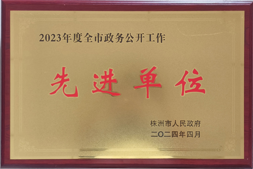 2023年度全市政务公开工作先进单位