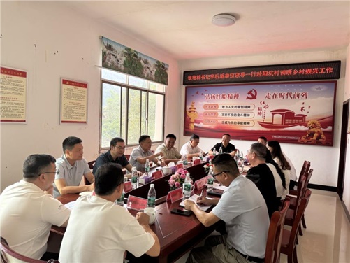 学院党委书记张格林率队赴醴陵阳坑村调研乡村振兴工作
